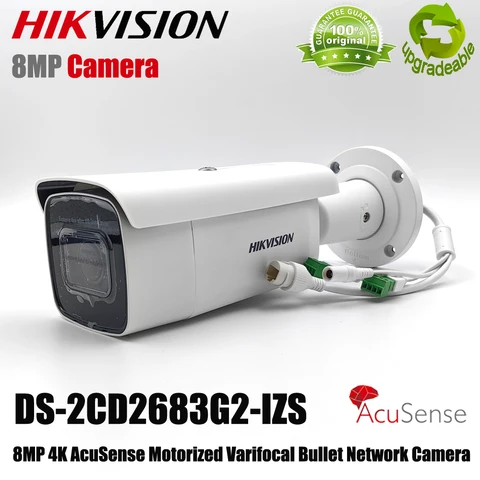 Оригинальная Аккумуляторная камера Hikvision, 8 Мп, 4K, POE, WDR, IP67, IK10