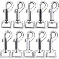 1 pieces swivel snap hook square eye buckle trigger clip multipurpose key chain for attaching dog leash collars