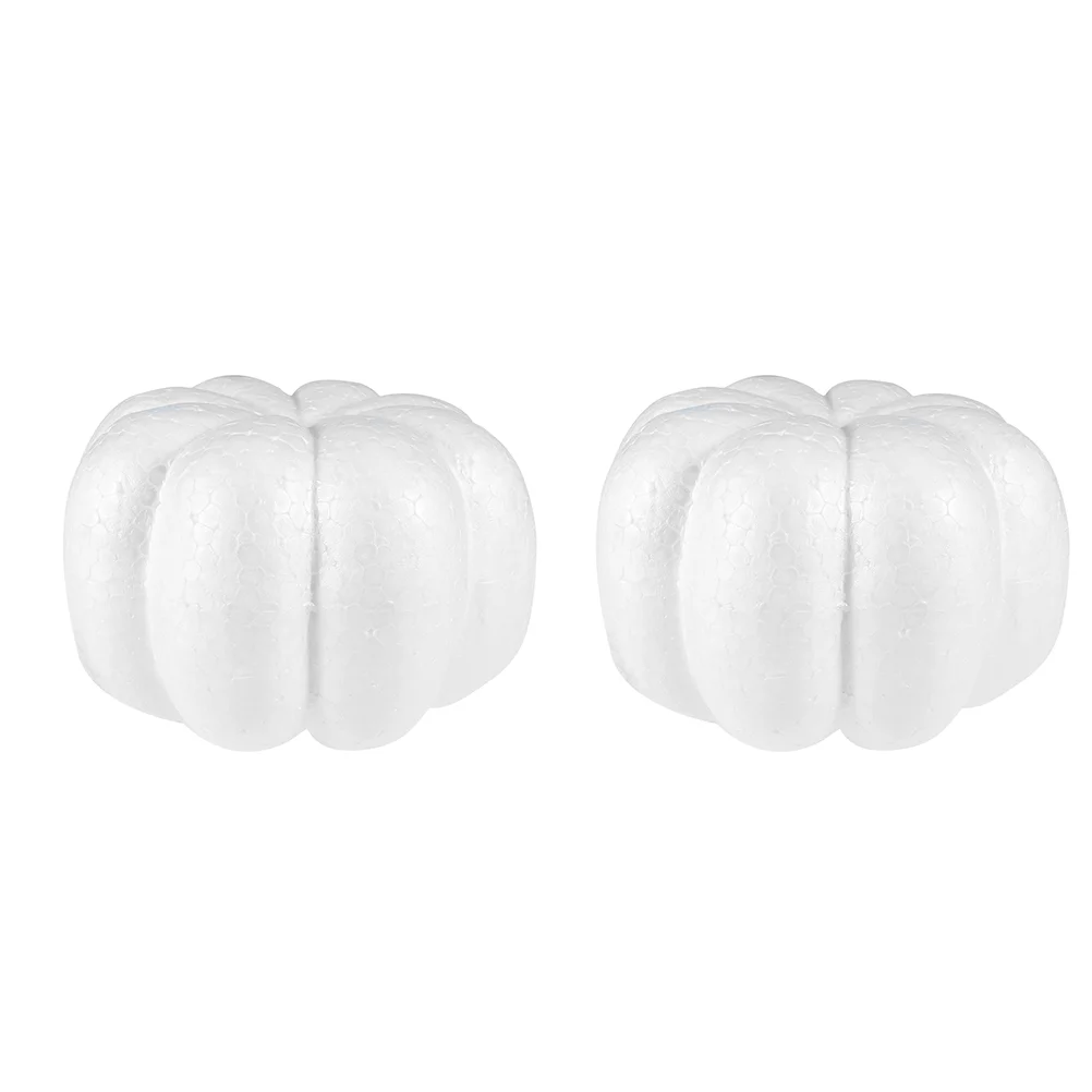 

Pumpkin Pumpkinsfor Diy Fake Styrofoam White Artificial Craft Modeldecorating Simulation Crafts Mold Thanksgiving Paintable