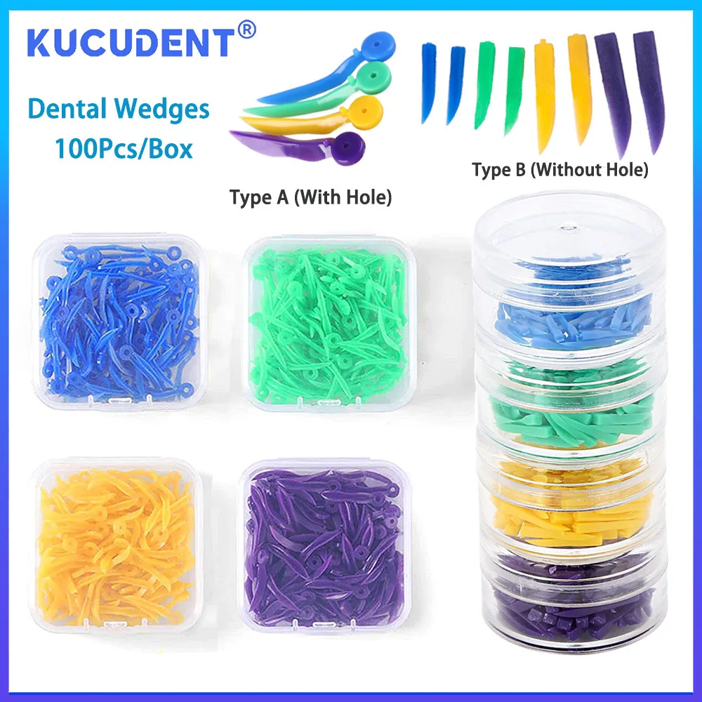 KUCUDENT одноразовые стоматологические клинья медицинские пластиковые дуги