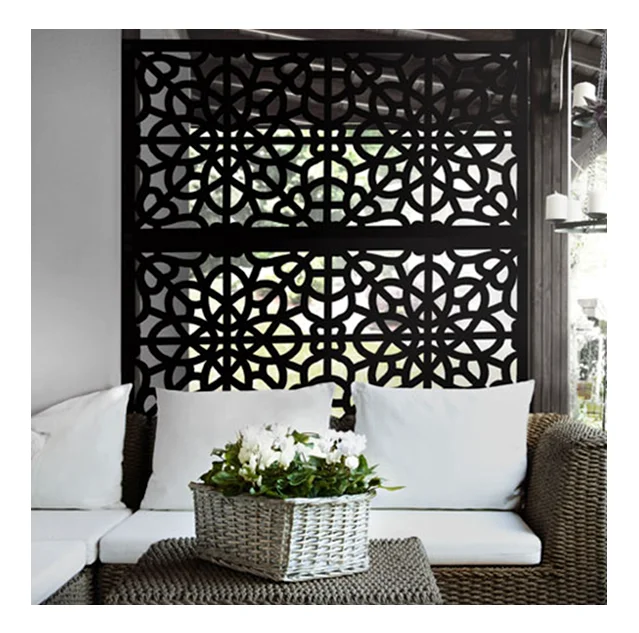

Custom laser cutting screen wall stainless steel garden screen fence room dividers