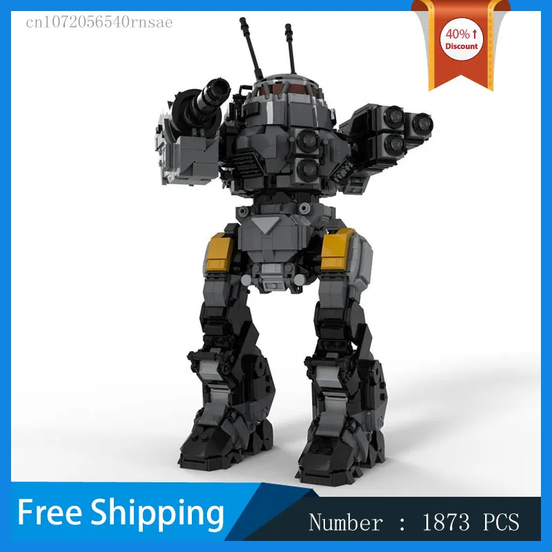 

MOC Building Blocks City Armored Robot War Machine Police Warrior Model DIY Brick Children Toys Birthday Presents Christmas Gift