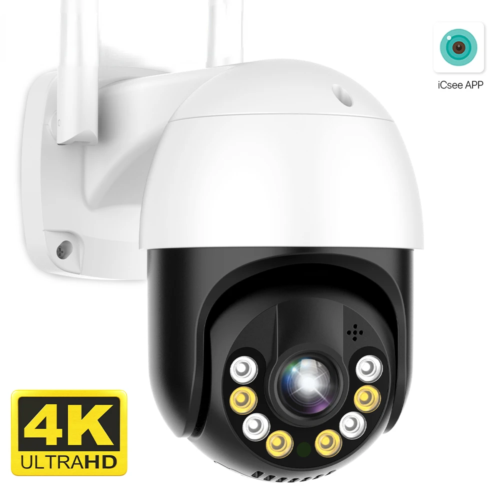 

IP-камера наружная беспроводная, 8 Мп, 4K, Wi-Fi, 5 МП, H.265