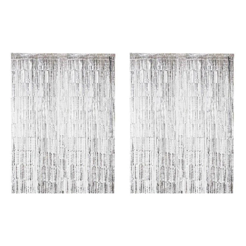 Лидер продаж плотная шелковая занавеска-Дождик 2x 1x3 м украшение на стену для