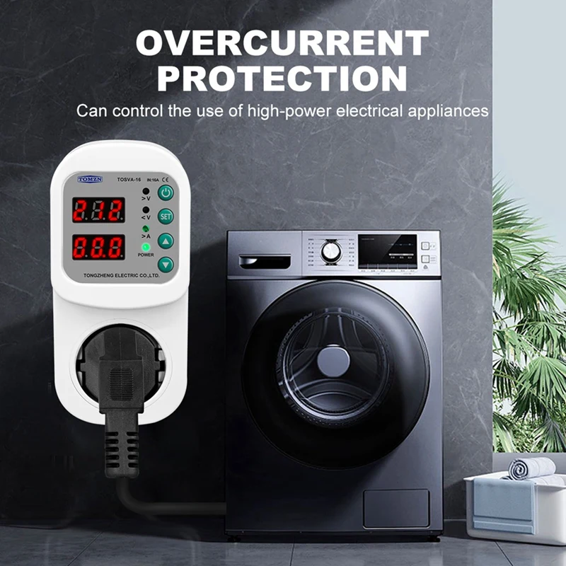 Розетка TOMZN для защиты от переменного тока 110 В 220 16 А