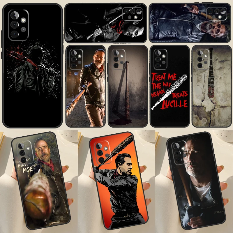 Ходячие мертвецы чехол Negan для Samsung Galaxy A13 A33 A53 A73 A51 A71 A50 A12 A22 A32 A52 A72 A52S A21S |