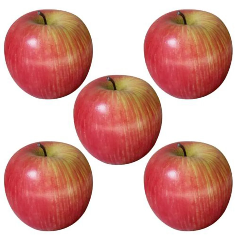 

10pcs Life Like Decorative Artificial Fake Fruit Kitchen Home Decor Craft Food Decor Home Party Decoration Artificial Apples New