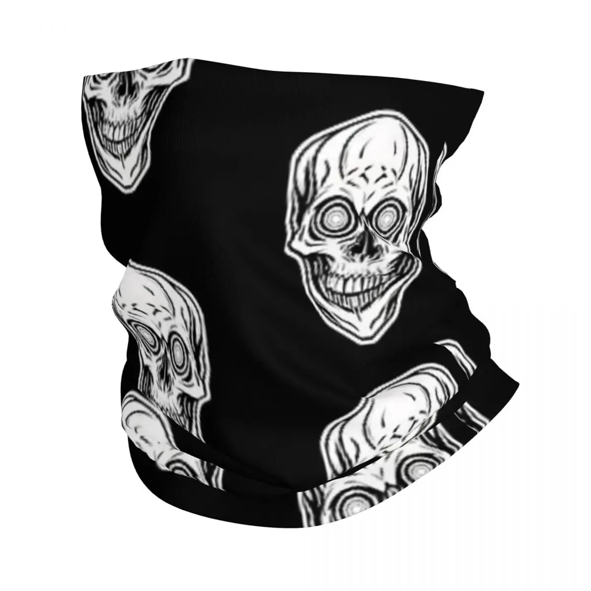 

Gothic Death Skull Bandana Neck Gaiter Printed Mask Scarf Multifunction FaceMask Outdoor Sports Unisex Adult Washable