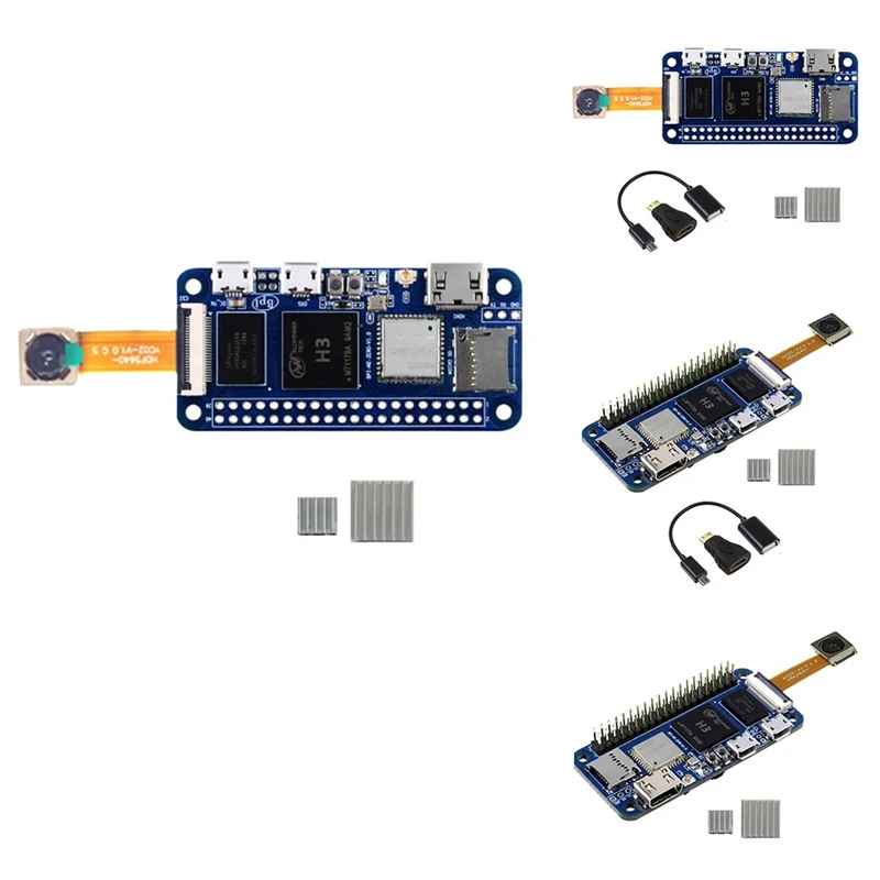 

1 Set Development Board+OV5640 Camera+Heatsinks Quard-Core Singe Board 512MB DDR3 SDRAM B