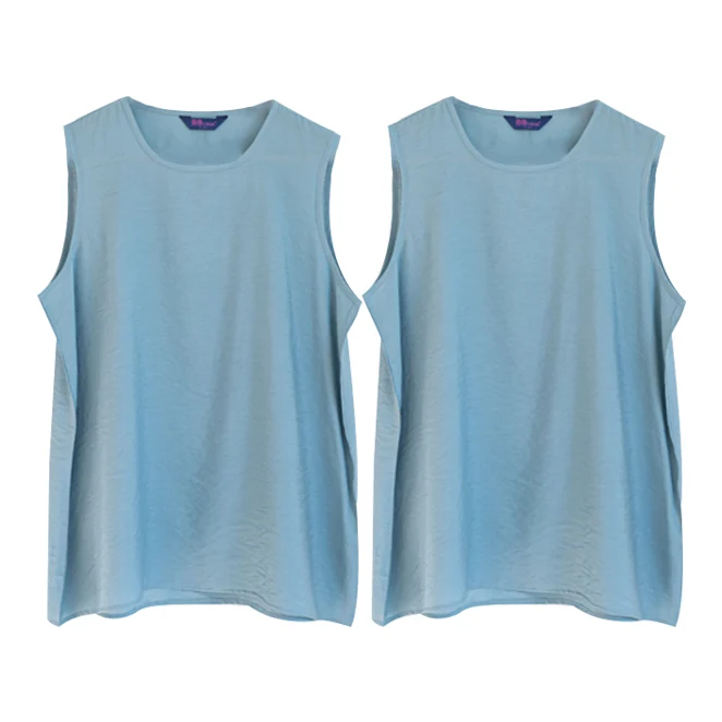 

찰랑찰랑 인견 해피 나시 블라우스 2p