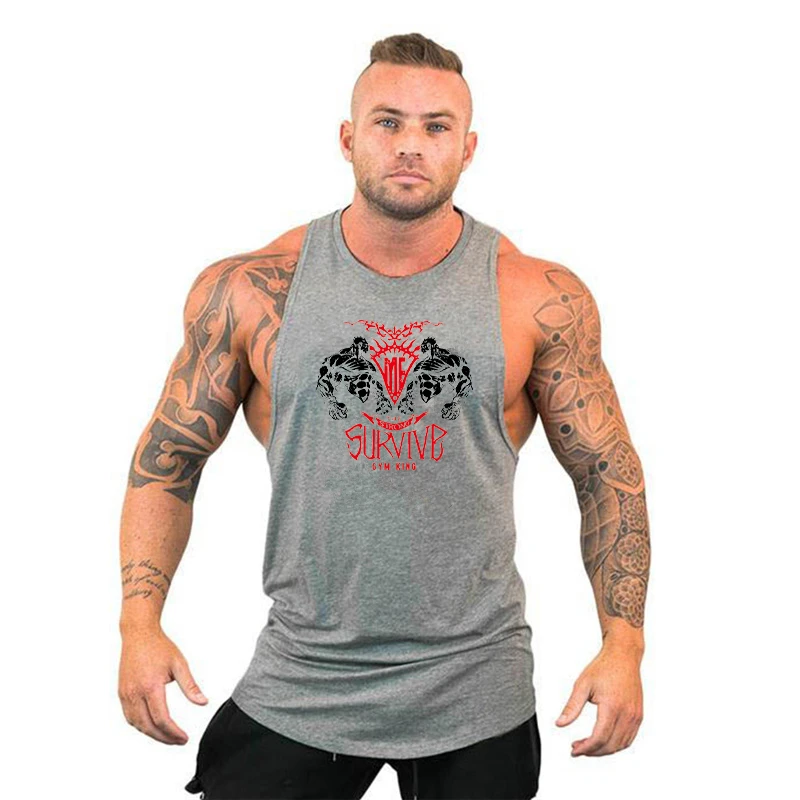 

Жилет спортивный Мужской Хлопковый, дышащая свободная майка для фитнеса, майка без рукавов, одежда для бега и тренировок, большие размеры