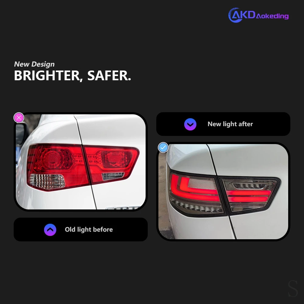 Автомобильный Стайлинг AKD для Kia Forte задние фонари 2009-2013 задняя лампа фонарь