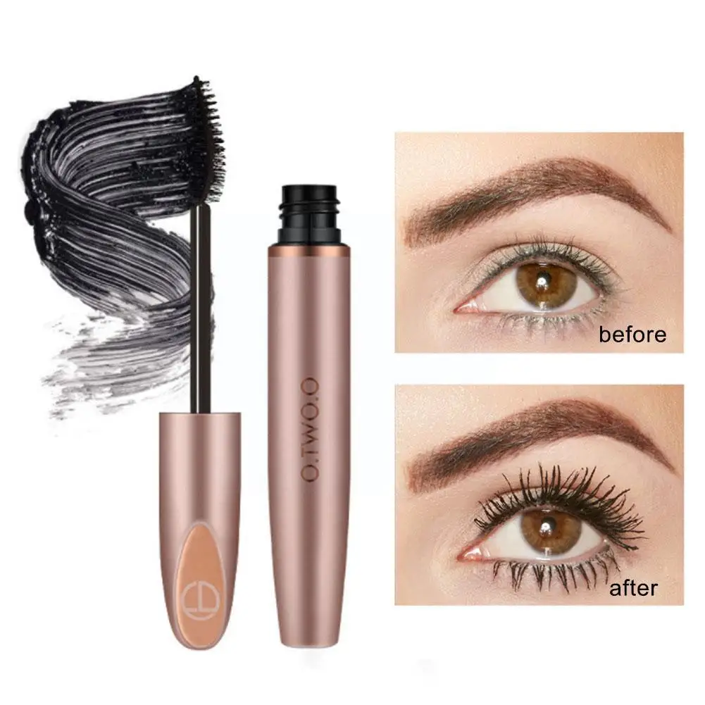 

O.TWO.O 4D Mascara Eyelashes Extension Lengthening Mascara Eyelash Long Fiber Waterproof Makeup Silk Mascara Lasting Curl B G5U5