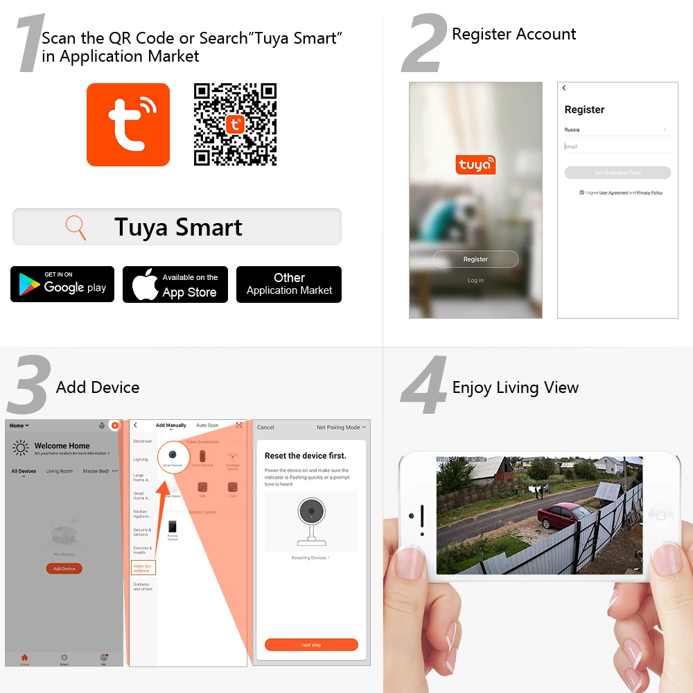 

MOVOLS H.265 Wireless CCTV System 8CH 1080P Tuya NVR 2MP Outdoor Waterproof Wifi IP Security Camera Audio Video Surveillance Kit