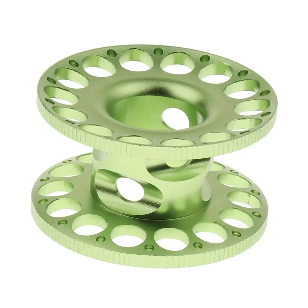 

Lightweight Aluminum Alloy Scuba Diving Finger Reel Guide Line Spool Blue