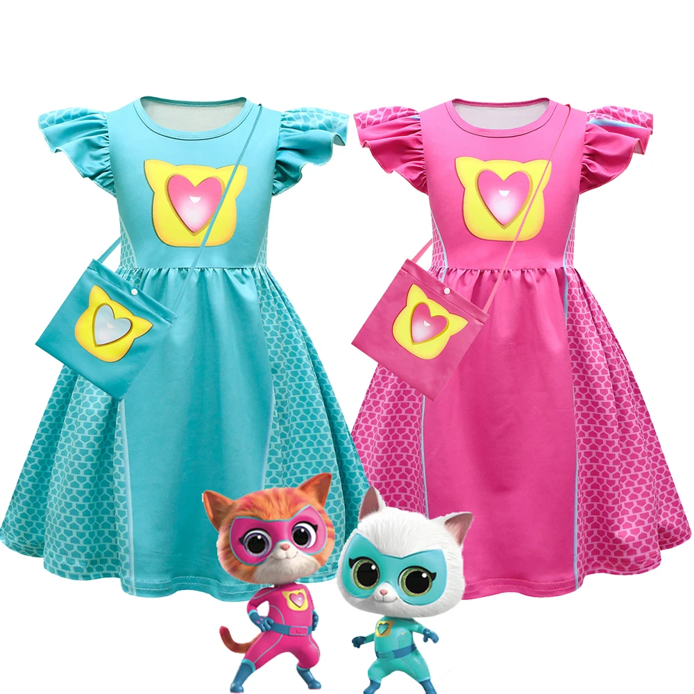 Детский карнавальный костюм SuperKitties платье для девочек костюм-сумка детская