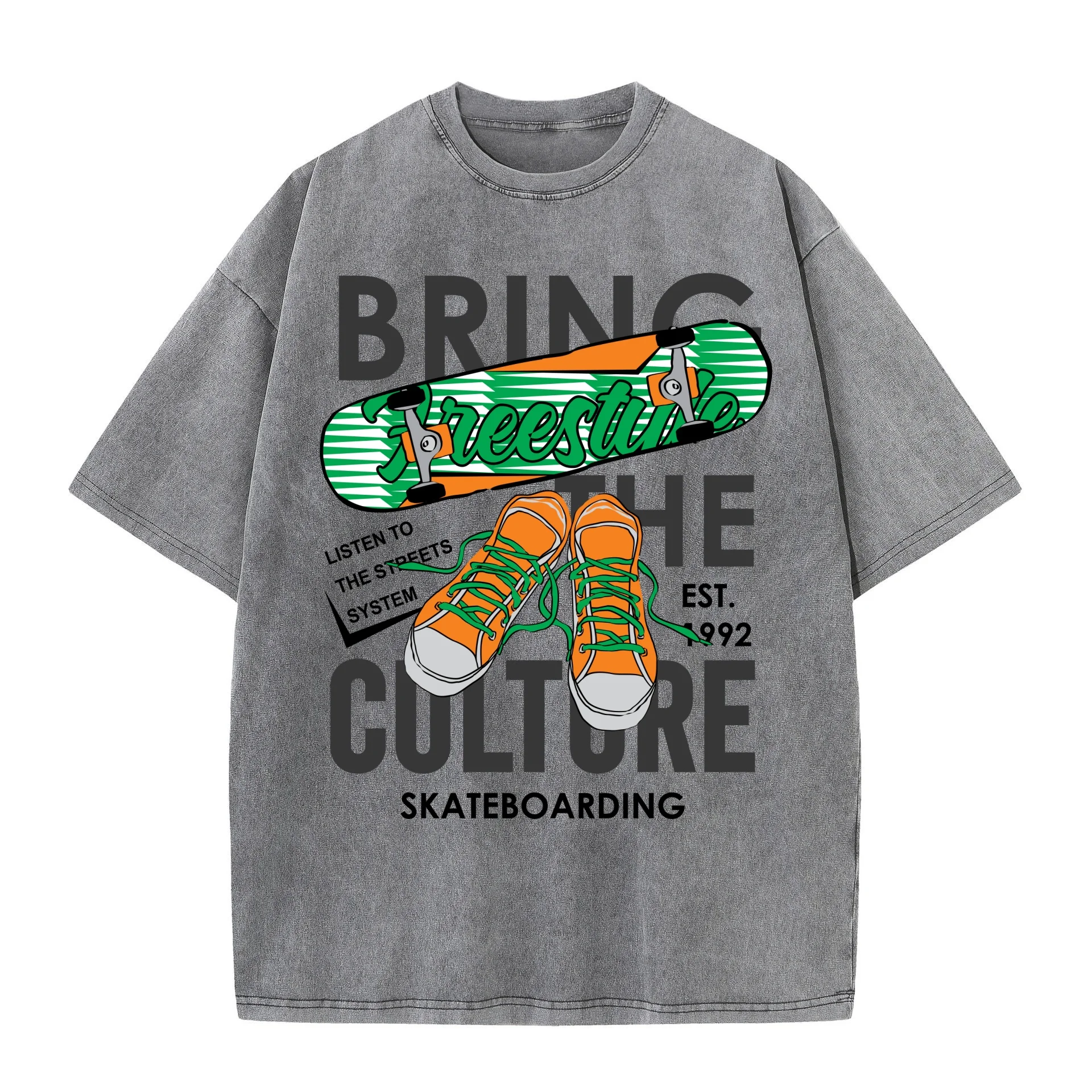 Мужские и женские потертые винтажные футболки из хлопка