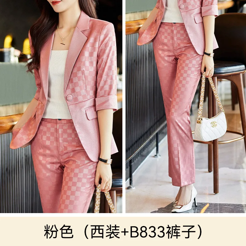 Пиджак женский летний тонкий с рукавом три четверти повседневный для взрослых