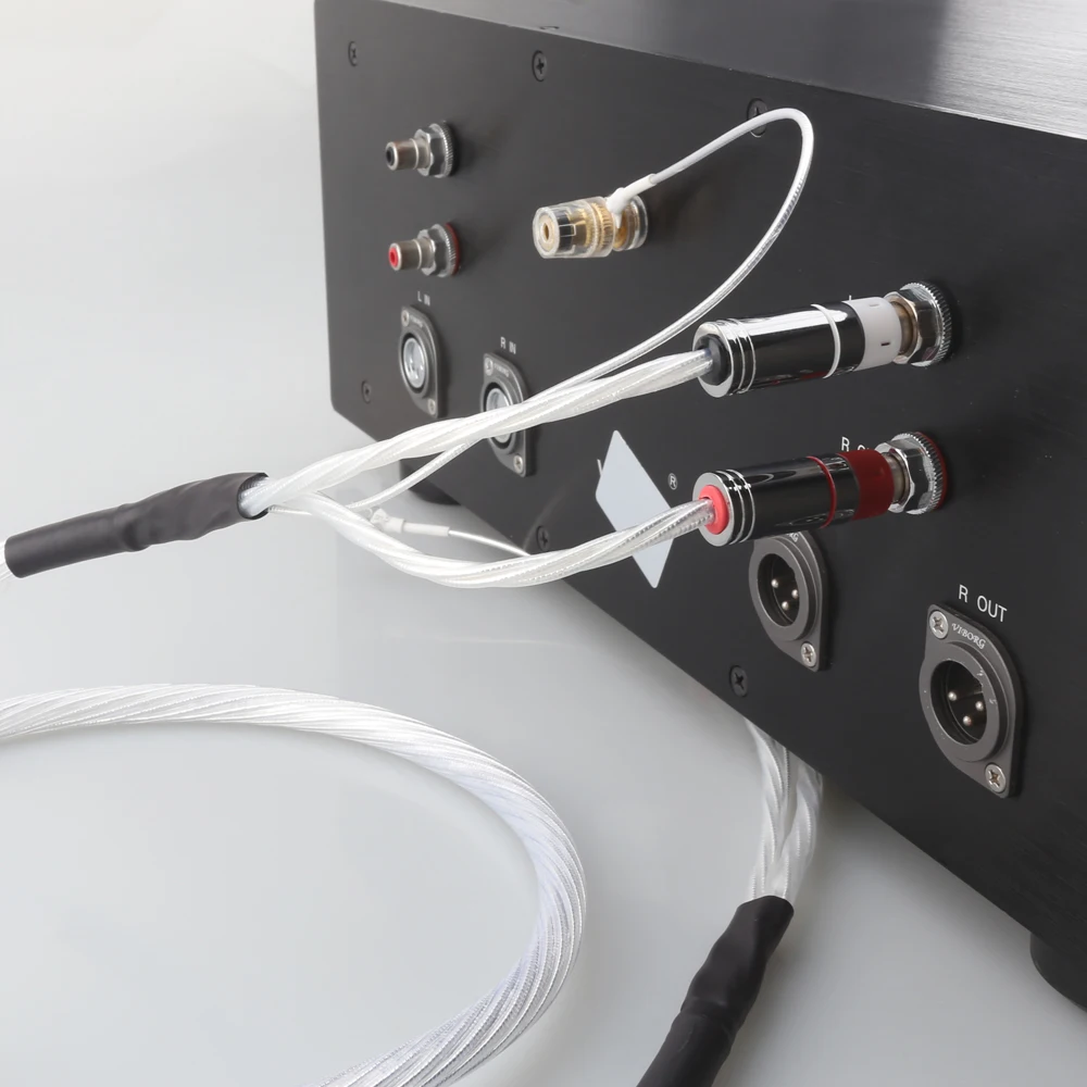 HI-END Nordost Odin 2 посеребренный телефонный кабель RCA тонарма с заземляющим проводом |