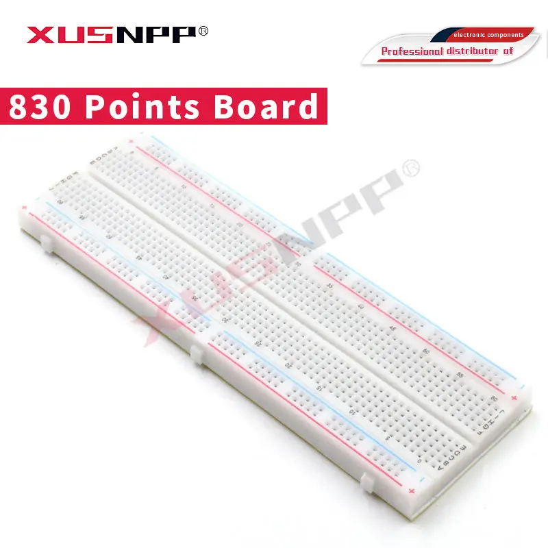 

Breadboard 400 830 Point Solderless PCB Bread Board MB-102 MB102 Test Develop DIY