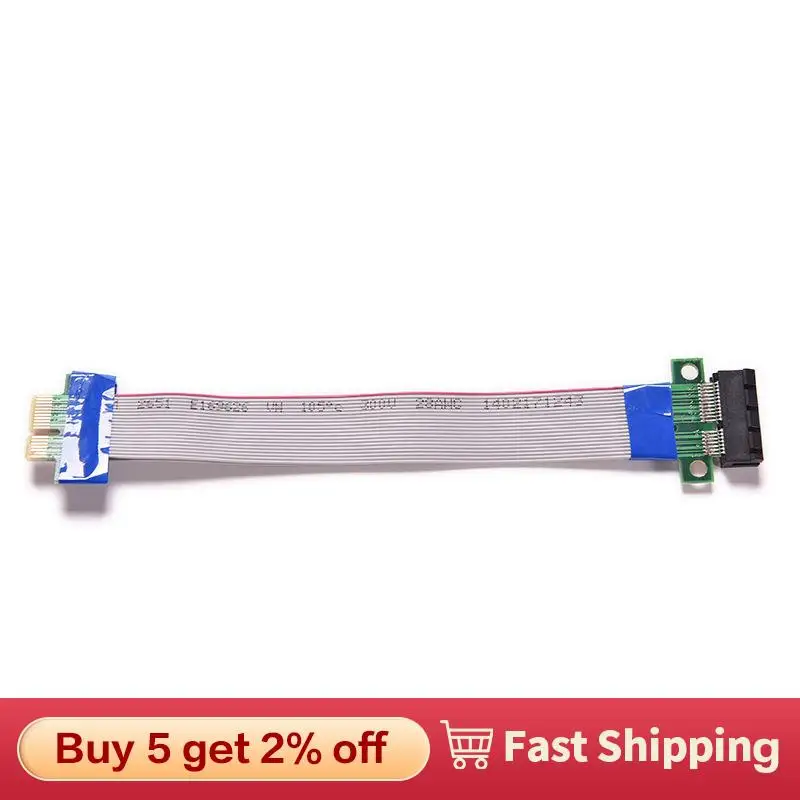

Новый шифратор PCI Express с гибким кабелем Для переустановки PCI-E 1X на 1x слот расширения карты удлинитель лента для майнинга биткоинов