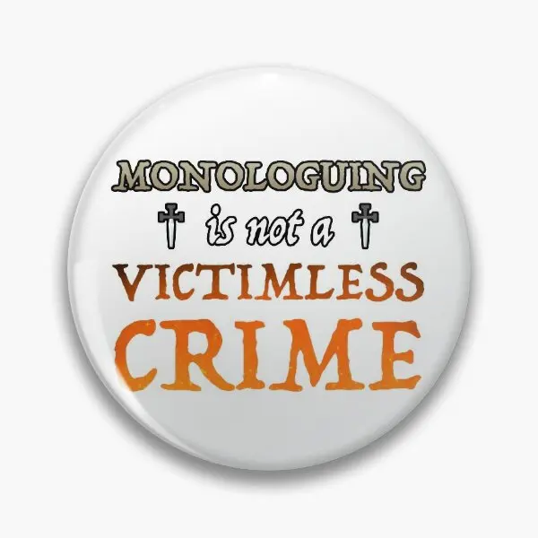 

Булавка Monologuing в виде мягкой пуговицы не является Victimless, подарок, модная булавка на воротник, мультяшная булавка на лацкан, украшение для влюбленных, креативная брошь на шляпу