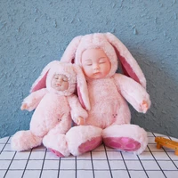 25 40cm kawaii soothe soft toy bedding good night sleep baby rabbit bunny plush toy plushie cute doll simulation doll gifts