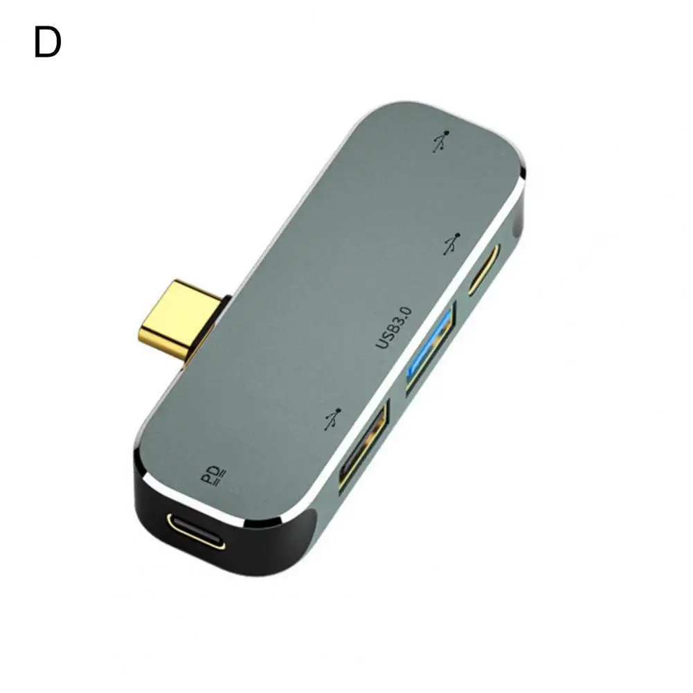 

Plug Play компактный 4-в-1 HDMI-совместимый HHl PD адаптер концентратор для дома