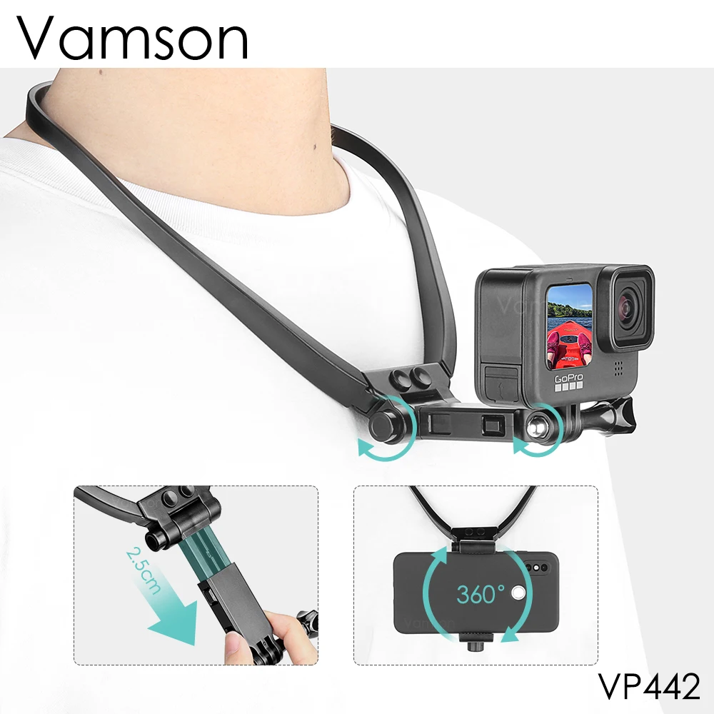 

Кронштейн для экшн-камеры GoPro Hero 10 Insta360 Dji