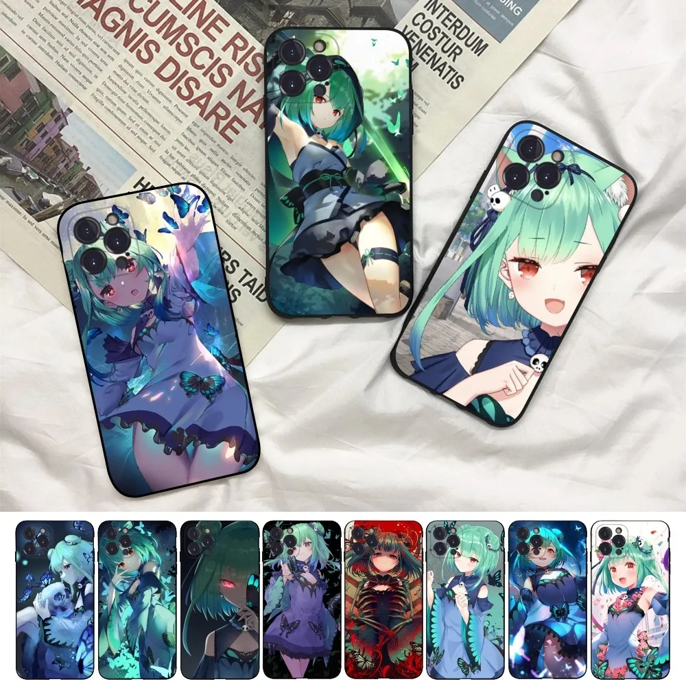 

Uruha Rushia Phone Case For iPhone 15 14 11 12 13 Mini Pro XS Max Cover 6 7 8 Plus X XR SE 2020 Funda Shell