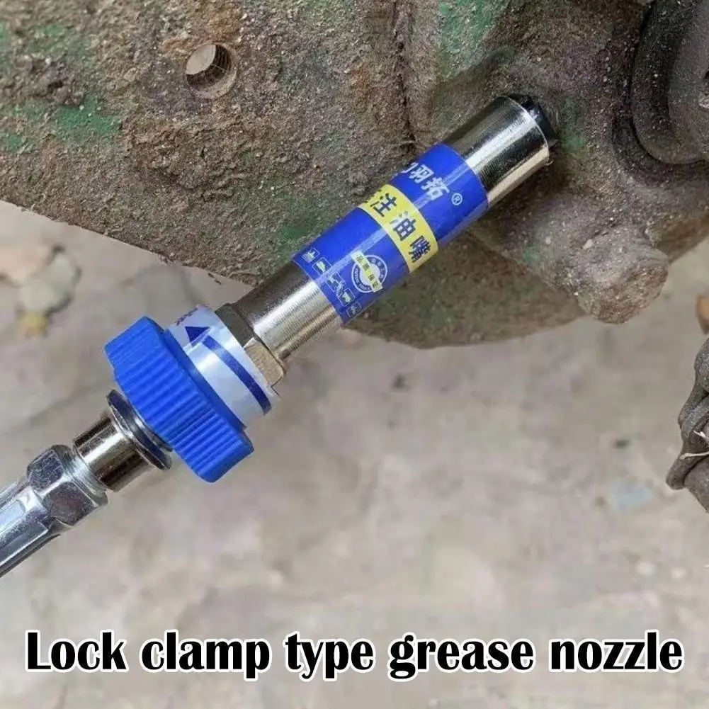 

Grease Coupler Lock Clamp Type Grease Nozzle Hose Kit Gun On End Tool Connector High-Pressure Coupling Lock Accessories Gre C0P8