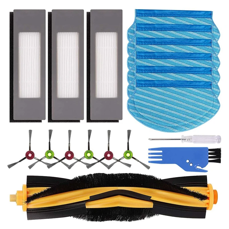 

Main Brush Side Brush Pieces Of Spare Parts Accessory Set For Ecovacs Deebot OZMO 920 950 Vacuum Cleaner Robot