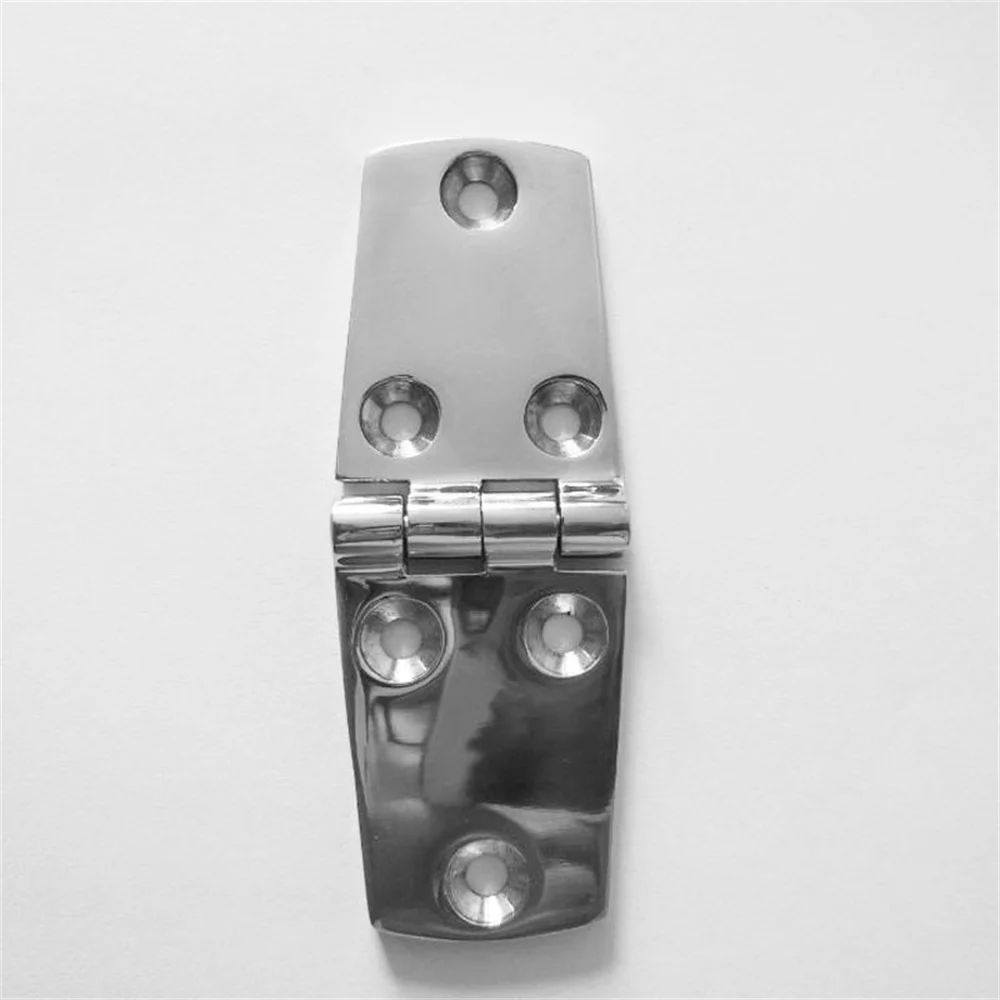 

Grade 316 Stainless Steel Hinges Standard Mirror Polished Door Hinge for Boat Cabinet Yacht Garage