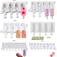 4 with ice cream 8 with popsicle mold ice cube mold icemaker silicone mold popsicle mold kitchen tools accessories