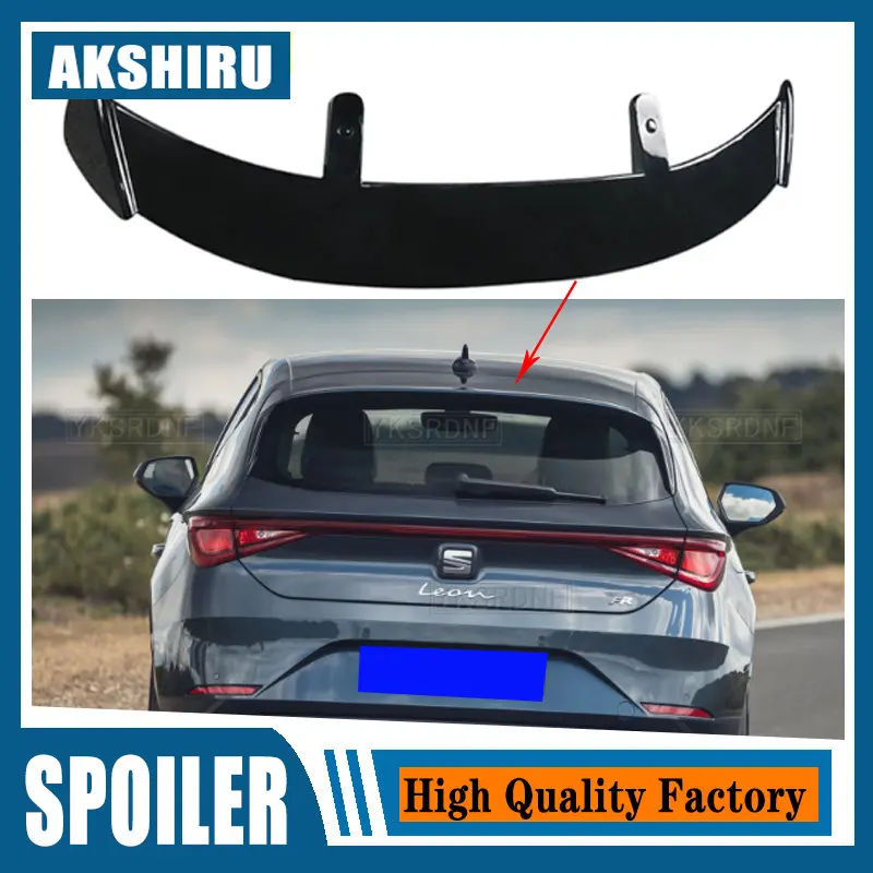 

Высококачественный задний спойлер из АБС-пластика для Volkswagen Seat LEON 5F MK3 спойлер 2012-2020 самодельный цветной спойлер из углеродного волокна