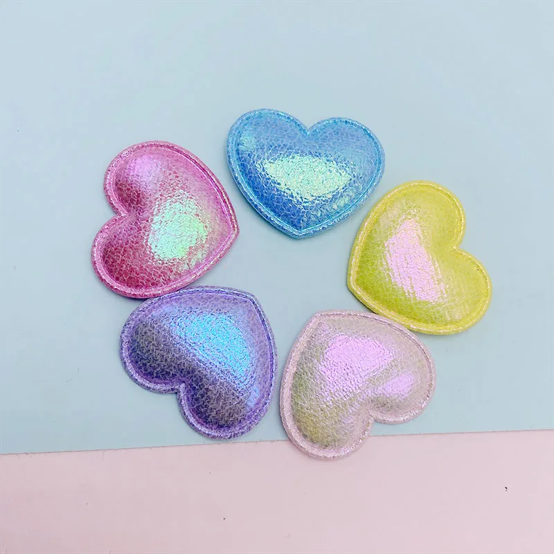 Красочные сердечные аппликации для одежды шляп своими руками швейные патчи