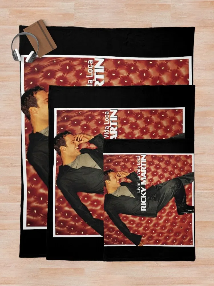 Ricky Martin livin la vida loca Плед Пляжное одеяло для дивана Одеяла