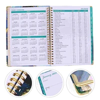 english a5 roll double coil schedule book planner calendar planner coil schedule book