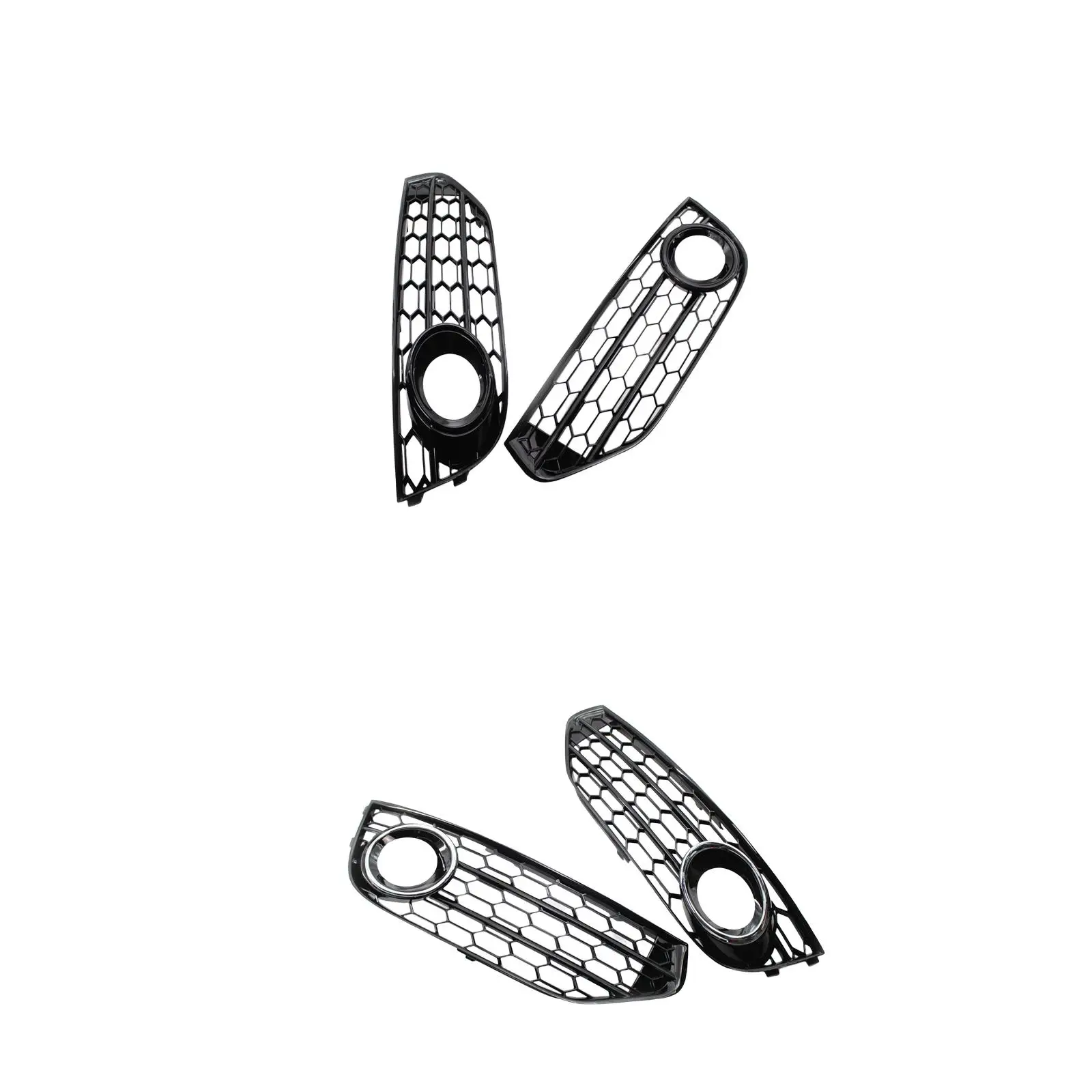 2x противотуманные фары крышка гриля сотовая сетка полипропилен 8K 0807681 J01C 0807682 для