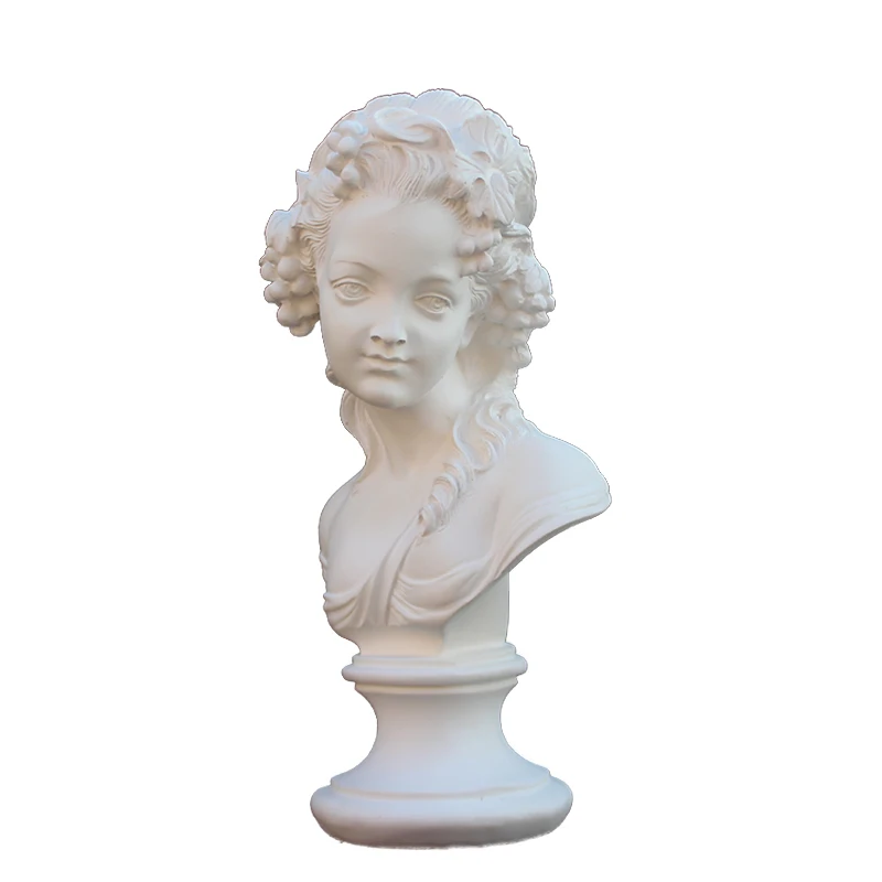 

Гипсовая статуя головы скульптура женщины, художественный бюст, художественные ремесла, статуя богини, украшения для гостиной, Декор для до...