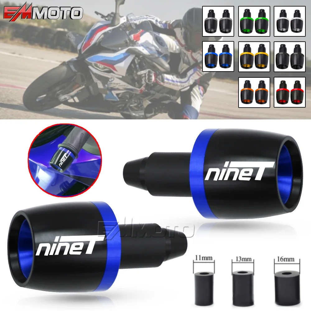 

7/8" 22mm Motorcycle Accessories CNC Aluminum Handlebar Ends Plug Slider Handlebar End Grips Cap For BMW R NineT R NINET RNineT