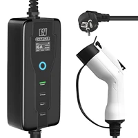 Car Portable Charger Electric Vehicle Type Plug 16A J1772 Level EVSE Controlle Charging Stations for Leaf