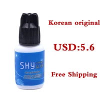 1 bottle korea sky s glue for eyelash extensions adhesive 5ml black cap fast dry original beauty makeup professional tools