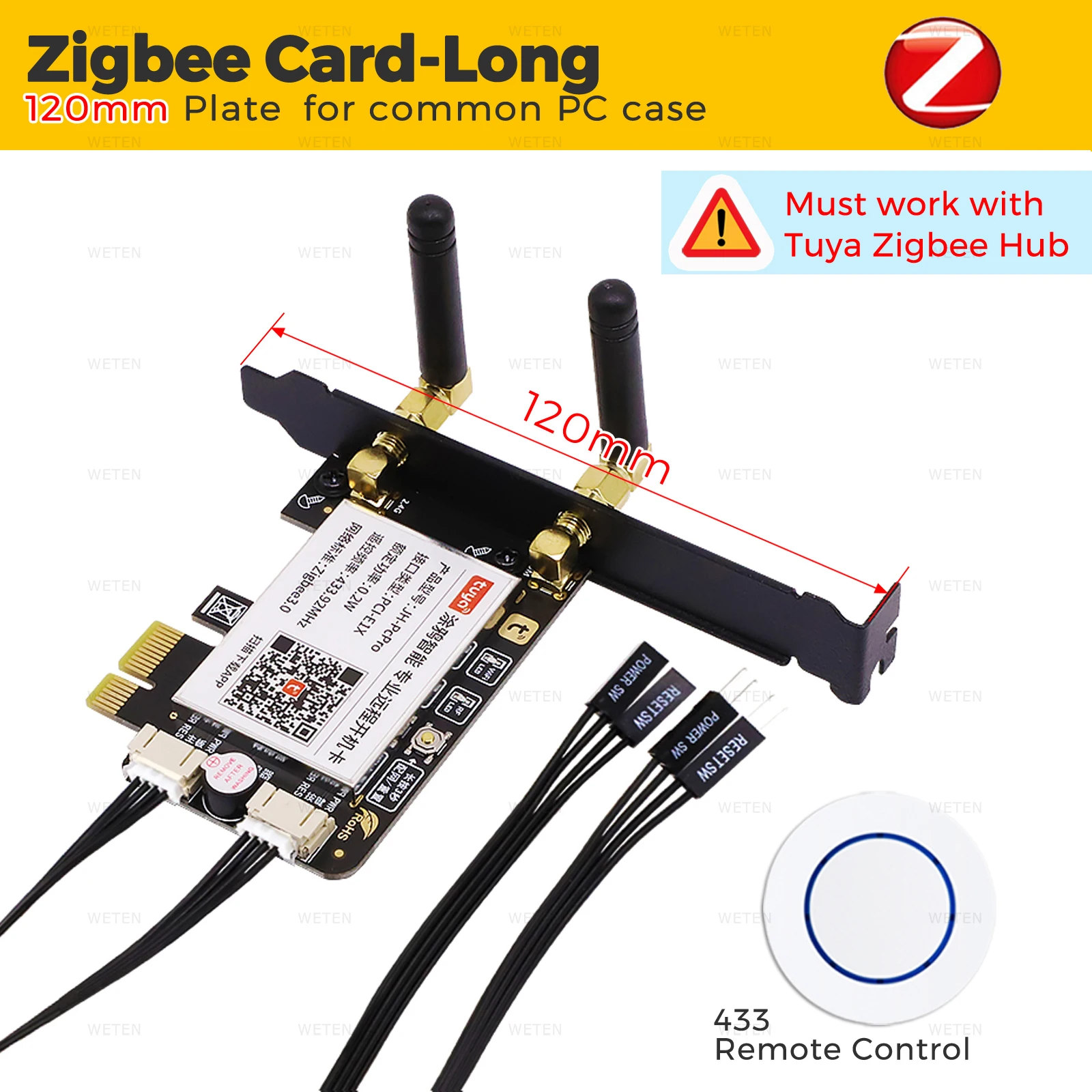 

Переключатель питания компьютера Weten Zigbee