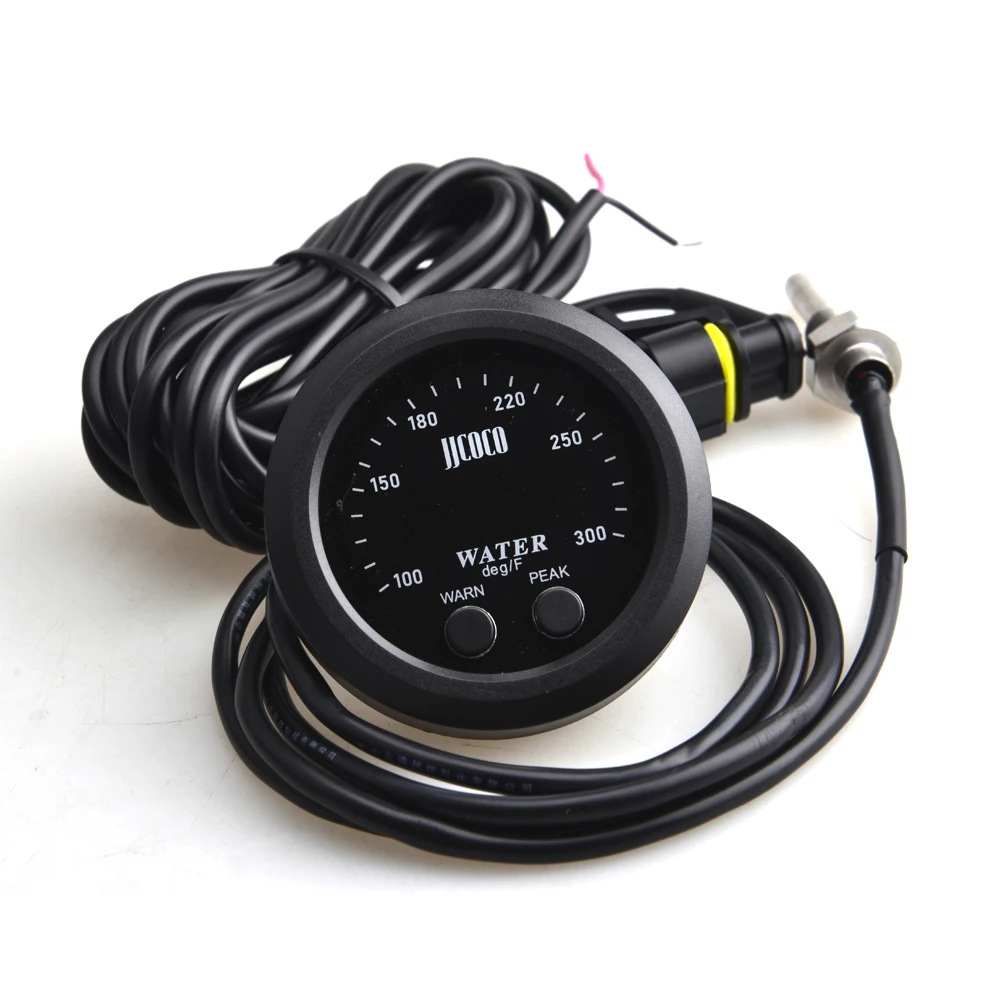 

Цифровой Красный светодиодный датчик температуры воды 12 В/24 В 52 мм с адаптером датчика температуры воды 1/8NPT