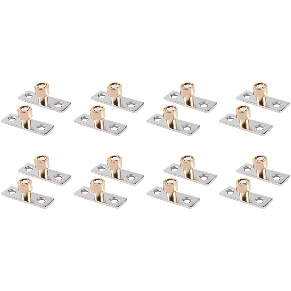 

12mm Diameter Wooden Sliding Door Guide Metal Locator Stopper 16Pcs