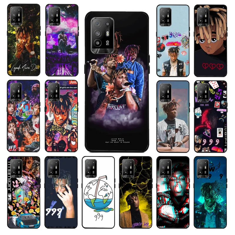 

Rap Juice Wrld Singer Phone Case for OPPO A54 A74 A94 A53S A9 A5 A15 A16 A91 A96 A76 Reno8 8Pro Reno2 Z