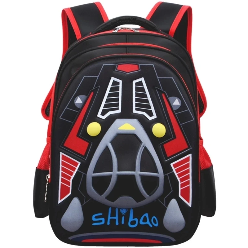 3D Car Children Orthopedic School Bag For Teenager Boys Girls Nylon Waterproof Book Bag Kids Cartoon Schoolbags Backpcks mochila