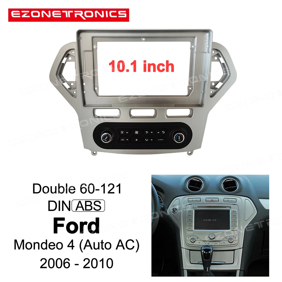 

10,1 дюймовая Автомобильная панель для FORD Mondeo 4 2006-2010, стереопанель Canbus Box, кабель для установки приборной панели, Радио Рамка двойного Din