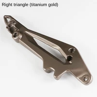 motorcycle pedal bracket left and right triangle aluminum for kiden kd150 v f z l h j g
